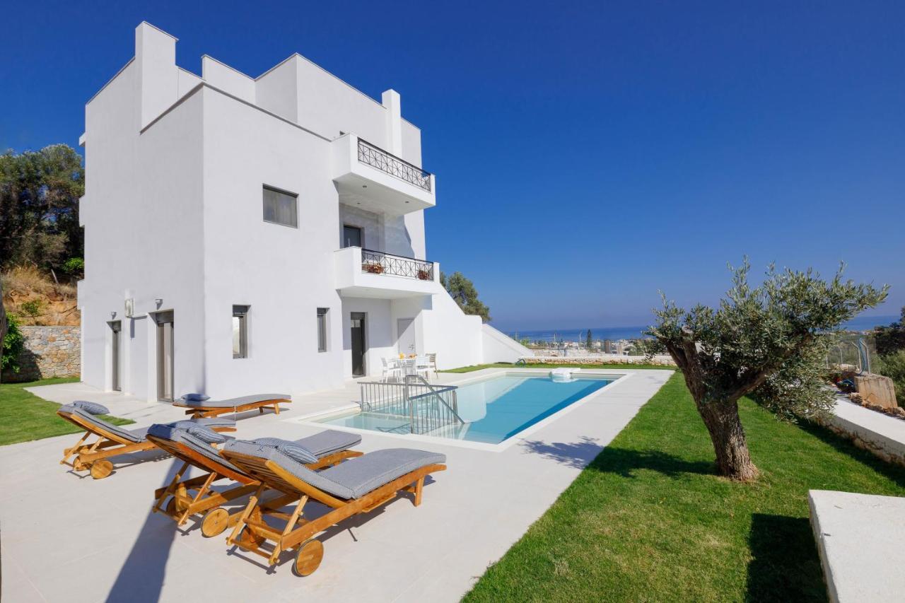 Apartment Tilio - New Apartment With Private Pool 1400M From The Beach Rethymno Exterior foto